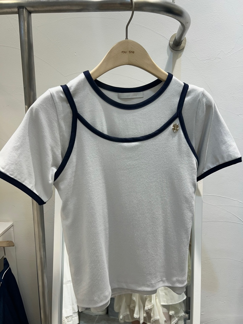 ROU.TINE韓國直郵㊣女裝新品時尚25春夏休閑熱賣推薦套裝套裝ROU.TINE套裝圖色3
