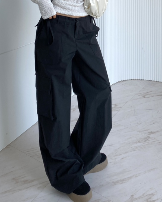 CLOTH韓國㊣直郵東大門代購女裝新款熱賣推薦職業25春夏休閑褲CLOTH休閑褲圖色2