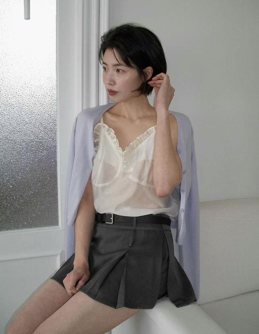 ANDYWARHOL韓國直郵㊣東大門實拍女裝新品熱賣人氣吊帶背心ANDYWARHOL吊帶/背心