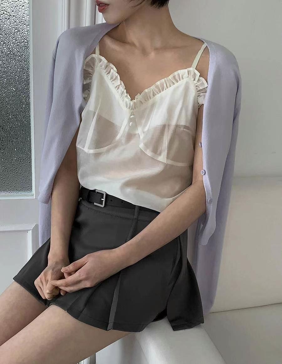 ANDYWARHOL韓國直郵㊣東大門實拍女裝新品熱賣人氣吊帶背心ANDYWARHOL吊帶/背心