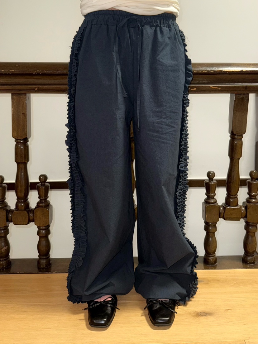 AWESOMESAUCE直郵韓國代購㊣女裝新品25春夏熱賣人氣休閑褲AWESOME SAUCE休閑褲