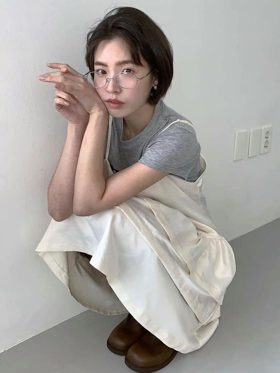 ANDYWARHOL韓國直郵㊣女裝新品推薦休閑25春夏時尚職業連衣裙ANDYWARHOL連衣裙