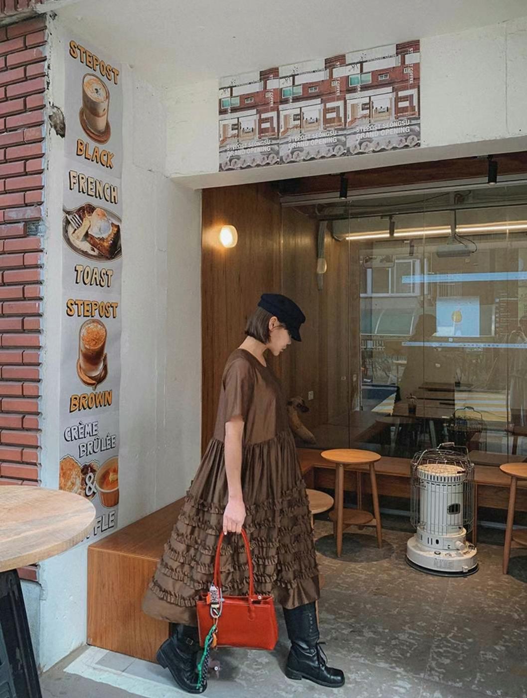 ANDYWARHOL韓國㊣直郵東大門代購女裝新品25春夏時尚連衣裙ANDYWARHOL連衣裙