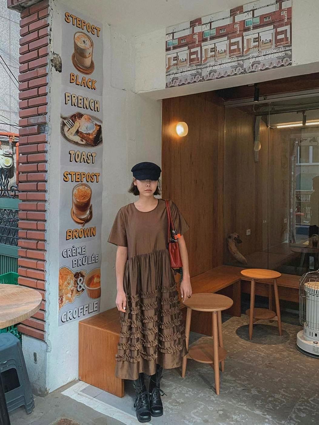 ANDYWARHOL韓國㊣直郵東大門代購女裝新品25春夏時尚連衣裙ANDYWARHOL連衣裙圖色3