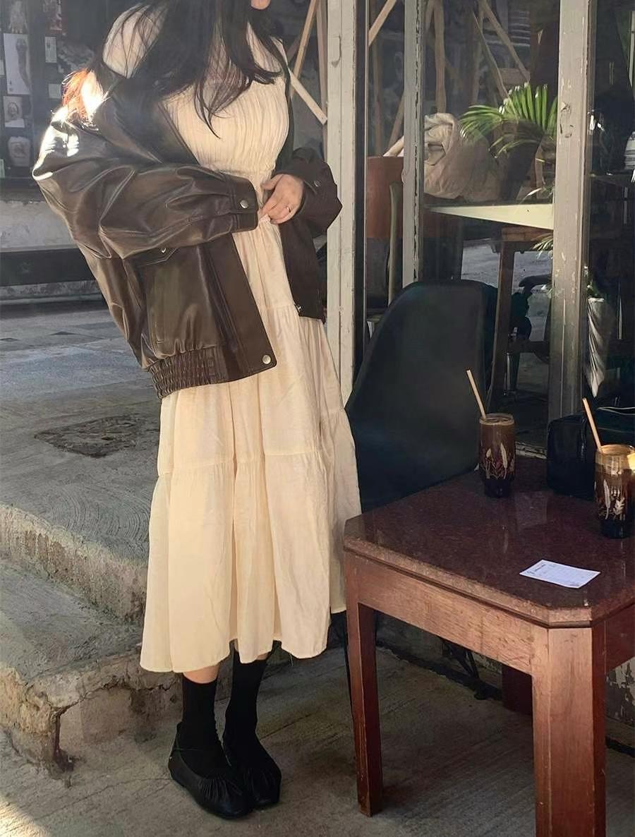 ANDYWARHOL韓國直郵㊣女裝新款熱賣推薦人氣25春夏職業連衣裙ANDYWARHOL連衣裙
