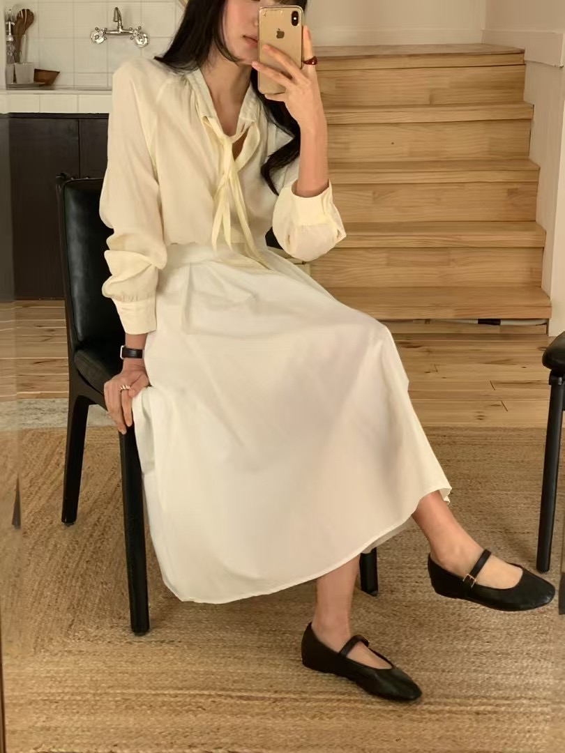 DAOWL韓國直郵㊣東大門實拍女裝新品25春夏人氣時尚襯衫蕾絲衫NUFF襯衫/蕾絲衫