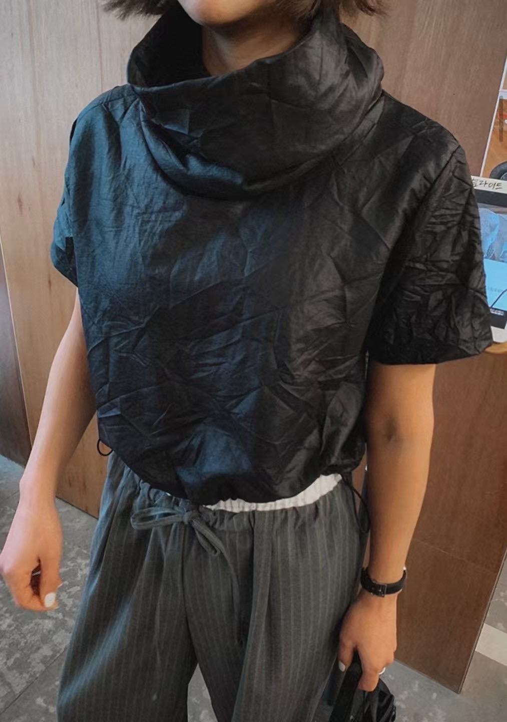 PRANA/CLOTHINK韓國直郵㊣東大門實拍女裝新品職業25春夏T恤PRANA/CLOTHINKT恤圖色2
