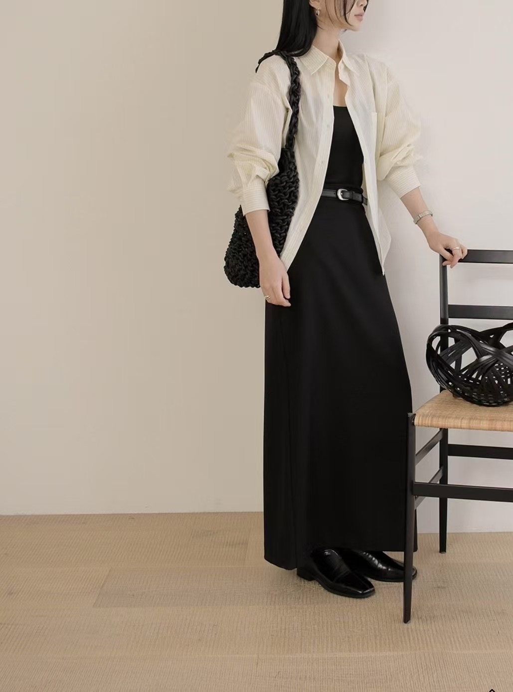 DAOWL直郵韓國代購㊣女裝新款25春夏人氣推薦時尚休閑職業長裙NUFF長裙