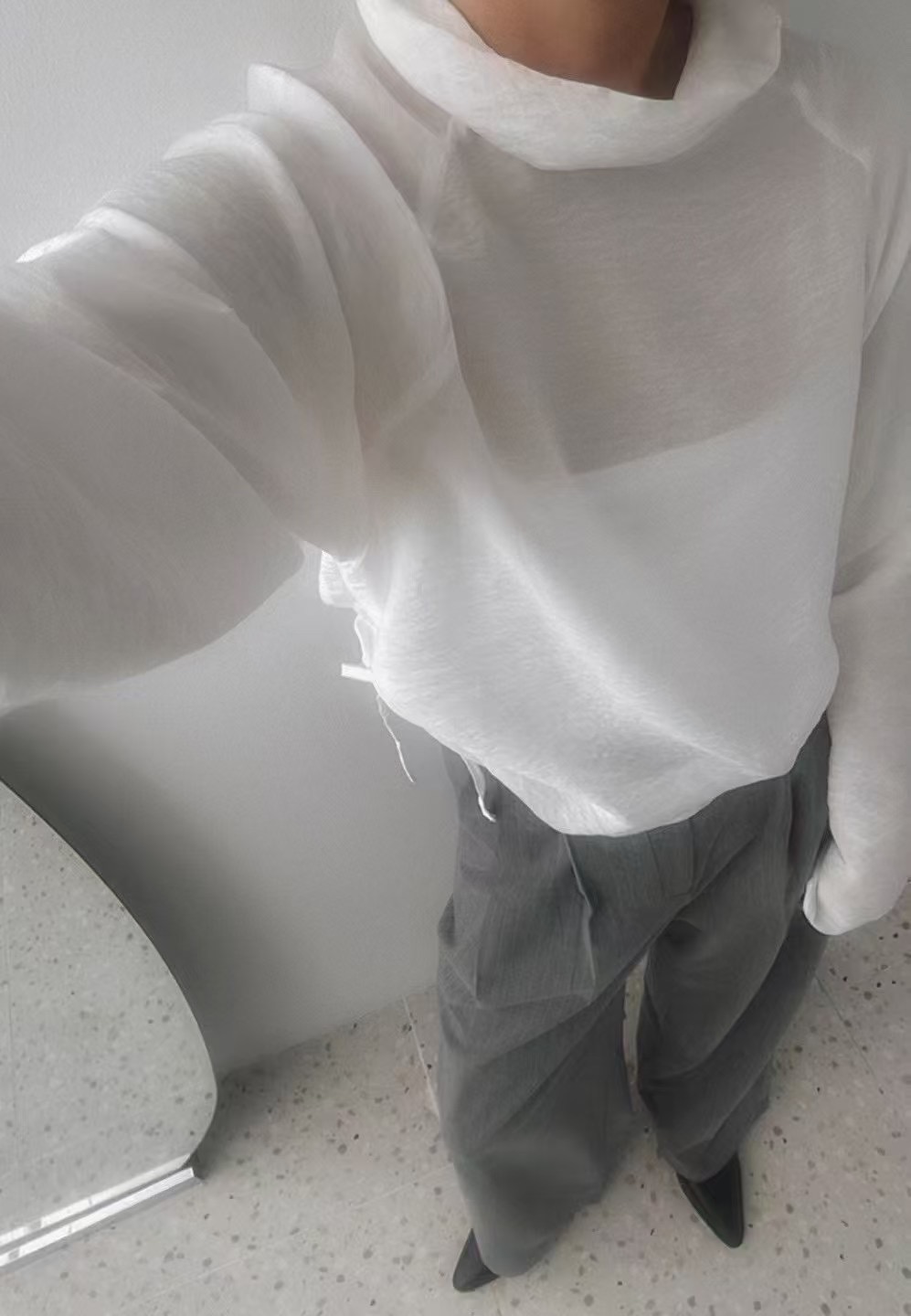 PRANA/CLOTHINK韓國直郵㊣東大門實拍女裝新品時尚襯衫蕾絲衫PRANA/CLOTHINK襯衫/蕾絲衫
