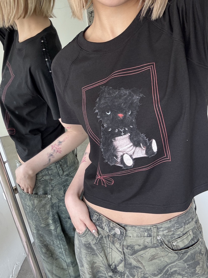 NUEUN韓國直郵㊣東大門實拍女裝新款推薦休閑時尚人氣熱賣T恤NUEUN/SEEOTT恤