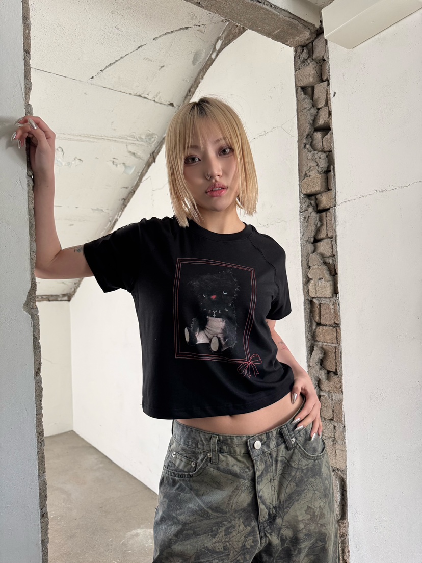 NUEUN韓國直郵㊣東大門實拍女裝新款推薦休閑時尚人氣熱賣T恤NUEUN/SEEOTT恤