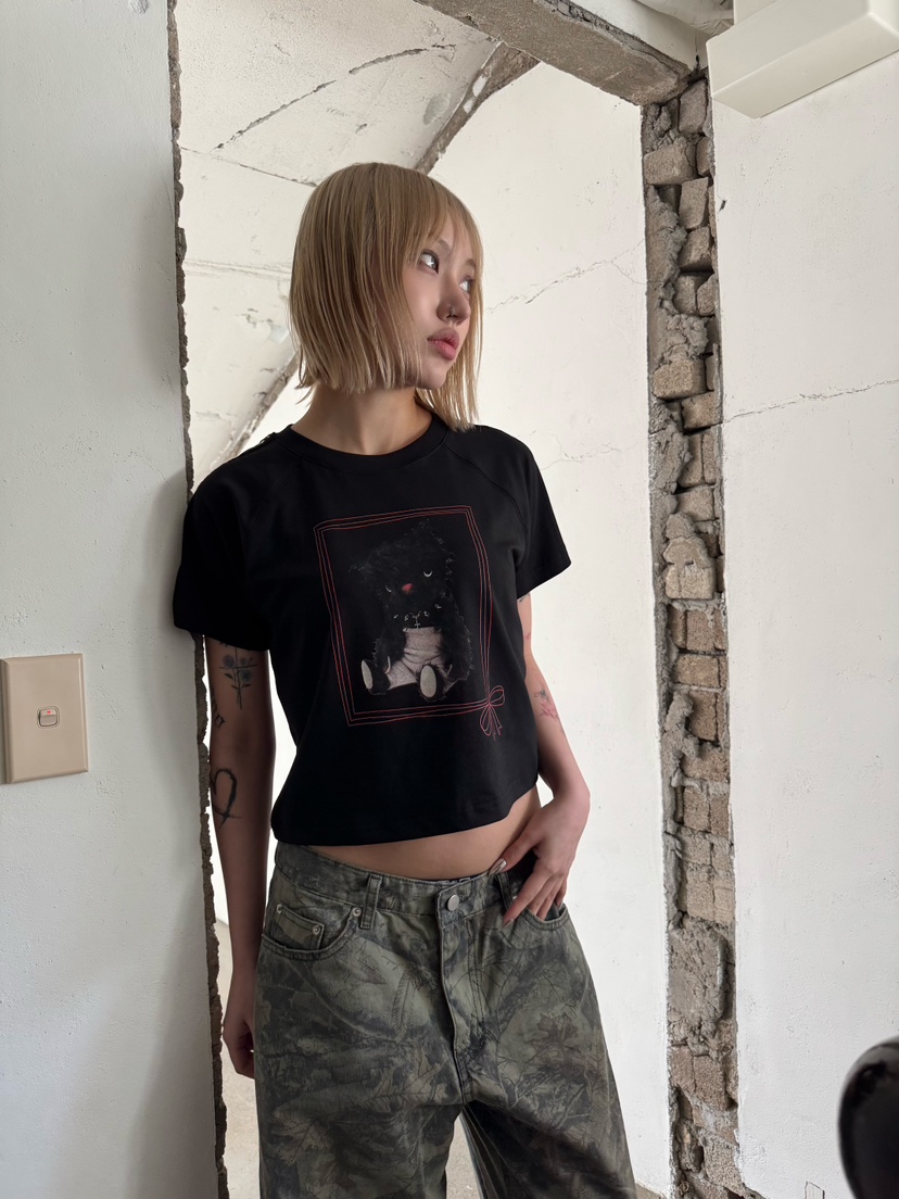 NUEUN韓國直郵㊣東大門實拍女裝新款推薦休閑時尚人氣熱賣T恤NUEUN/SEEOTT恤