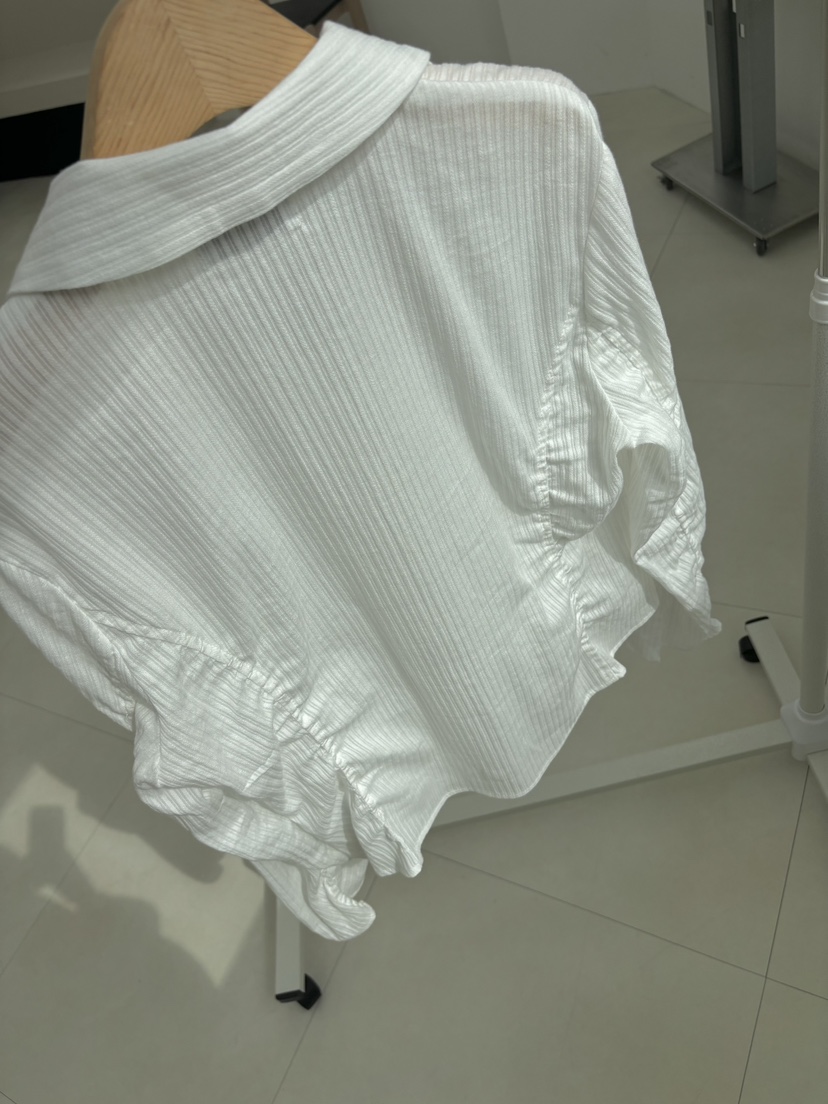 HOME GROUND韓國㊣直郵東大門代購女裝新款25春夏襯衫蕾絲衫蝴蝶結HOME GROUND襯衫/蕾絲衫