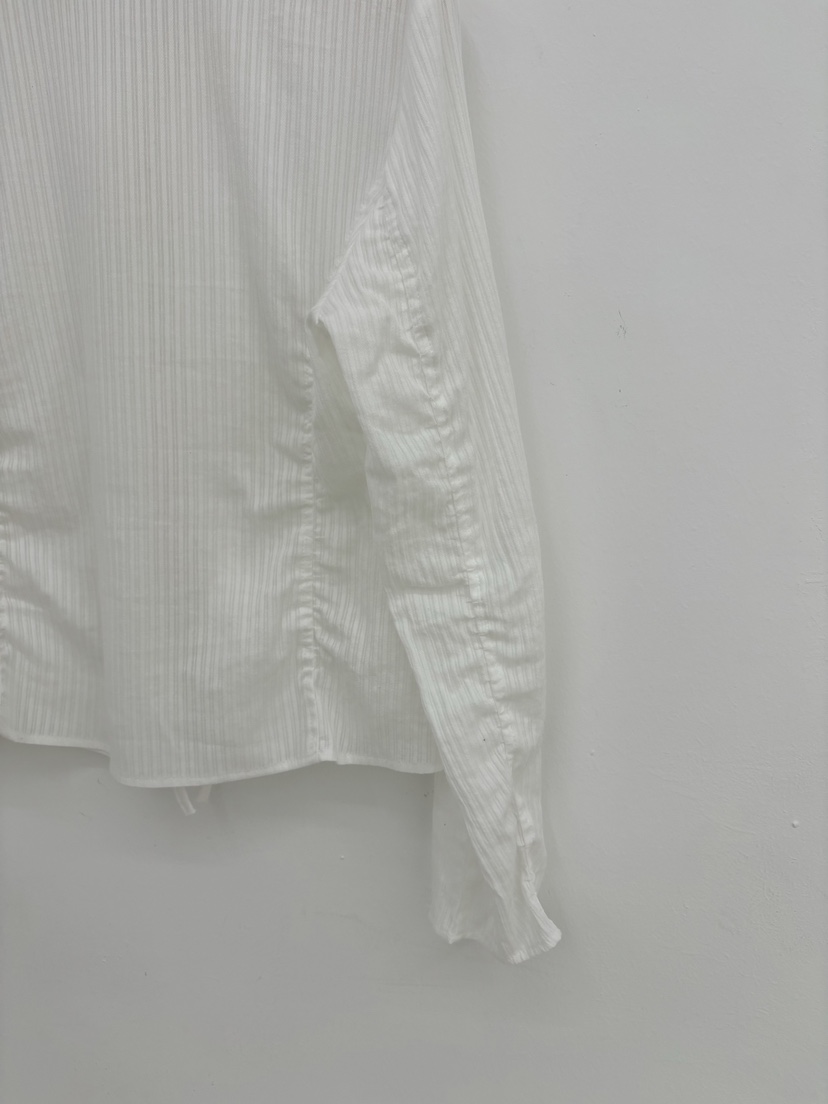 HOME GROUND韓國㊣直郵東大門代購女裝新款25春夏襯衫蕾絲衫蝴蝶結HOME GROUND襯衫/蕾絲衫