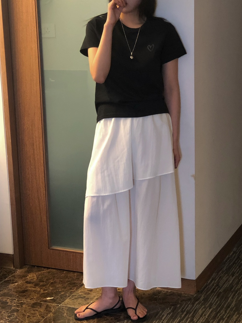 ONDO-P韓國直郵㊣女裝新款時尚人氣職業熱賣休閑推薦長裙雙層ONDO-P長裙