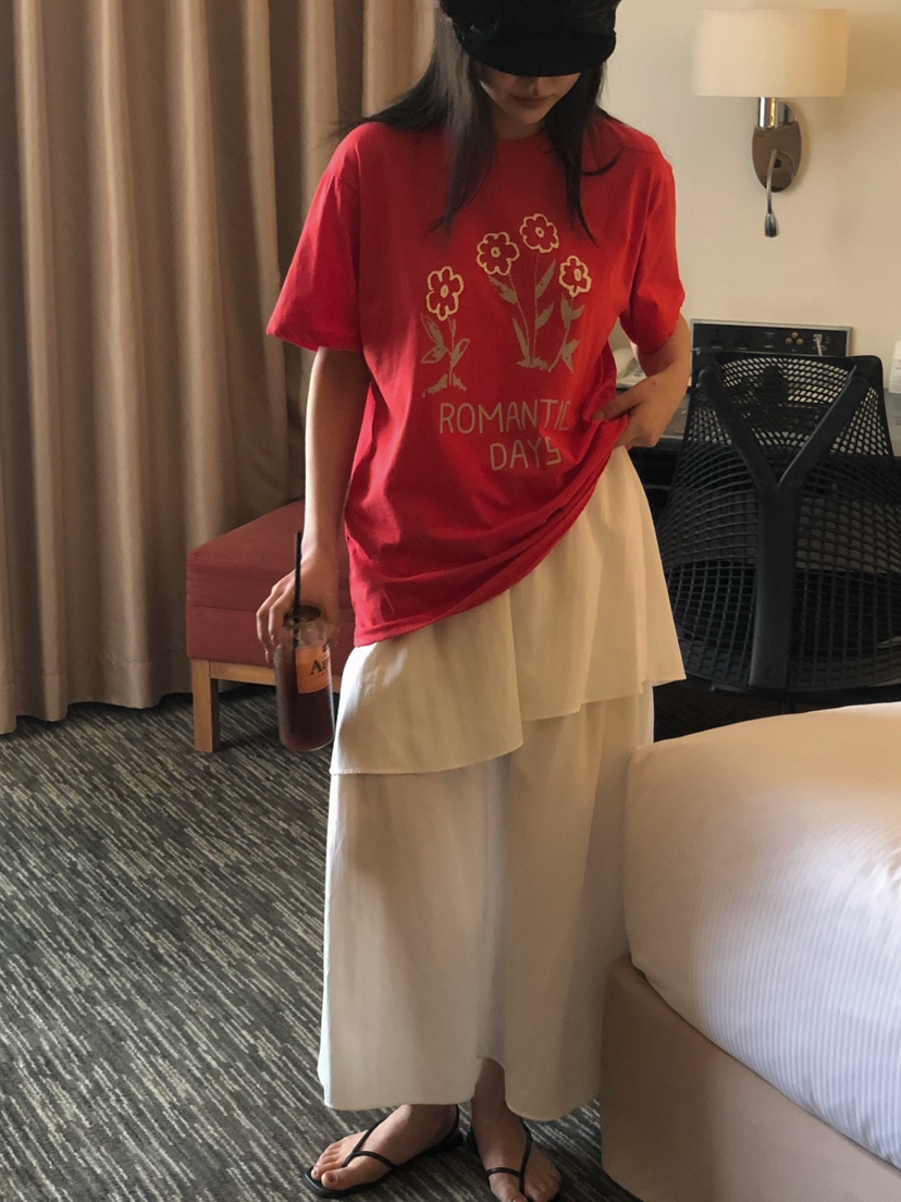ONDO-P韓國直郵㊣女裝新款時尚人氣職業熱賣休閑推薦長裙雙層ONDO-P長裙