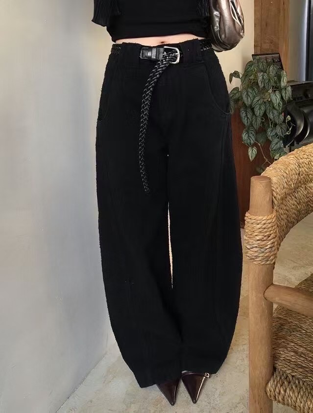 PRANA/CLOTHINK韓國直郵㊣女裝新品休閑時尚人氣休閑褲含腰帶PRANA/CLOTHINK休閑褲圖色1