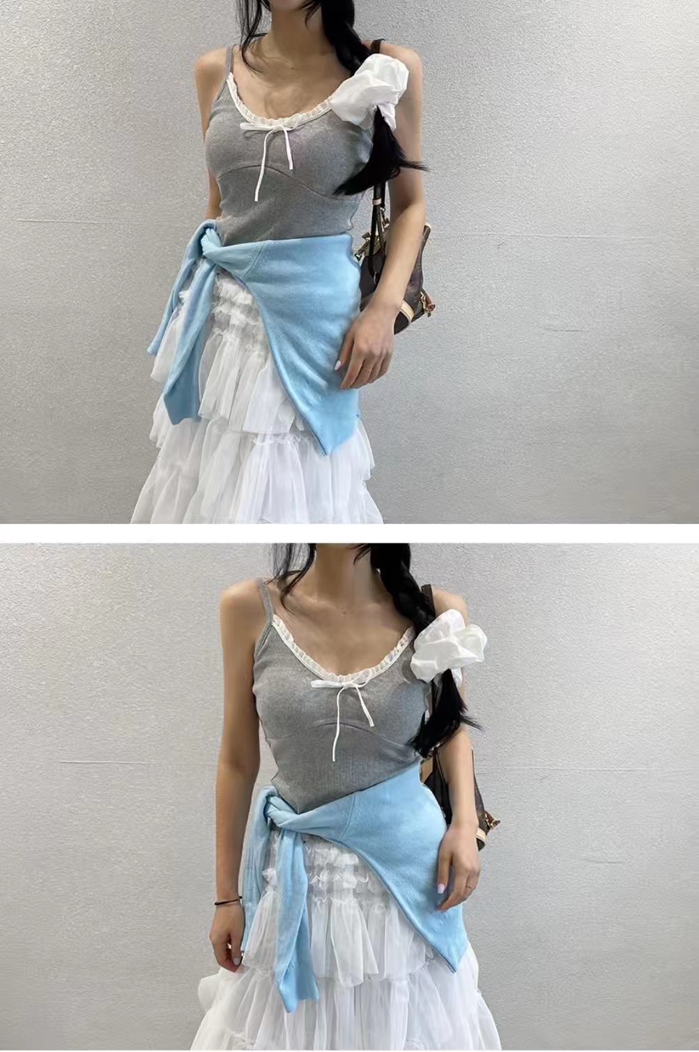 BLACK LINE韓國直郵㊣女裝新款熱賣人氣休閑25春夏吊帶背心BLACK LINE吊帶/背心