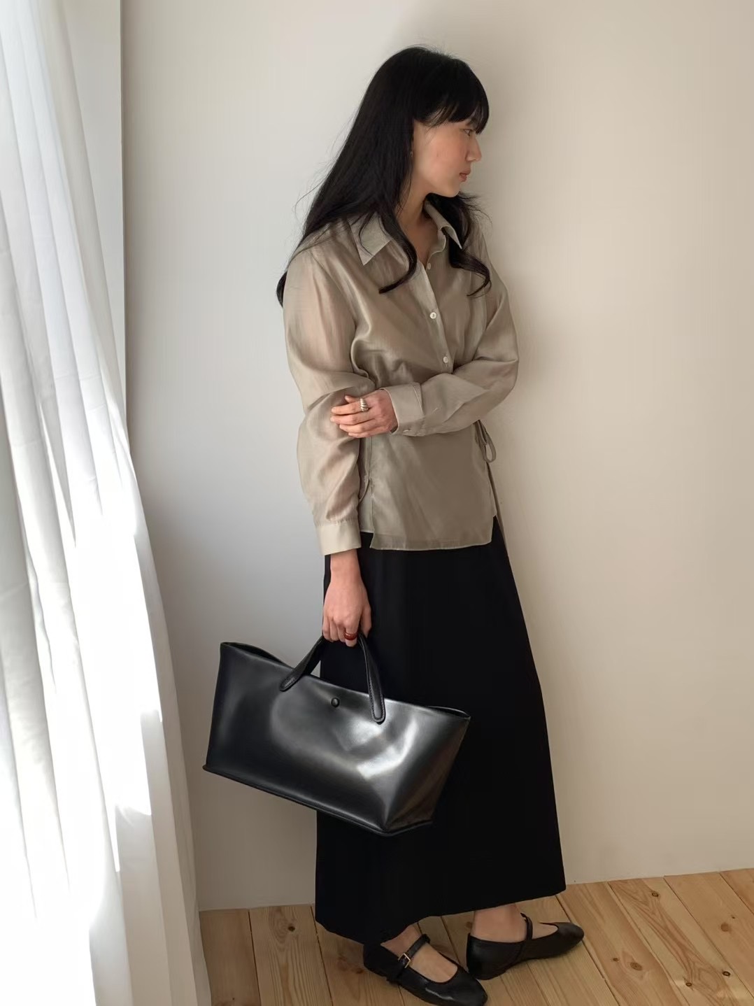 DAOWL韓國㊣直郵東大門代購女裝新款25春夏休閑時尚襯衫蕾絲衫NUFF襯衫/蕾絲衫