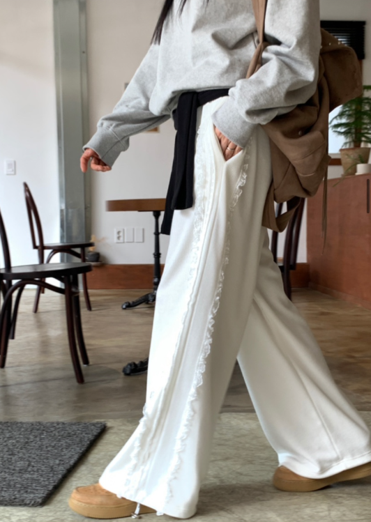 UNA/THE MAY韓國直郵㊣女裝新款推薦職業25春夏休閑休閑褲THEMAY/UNA休閑褲圖色3