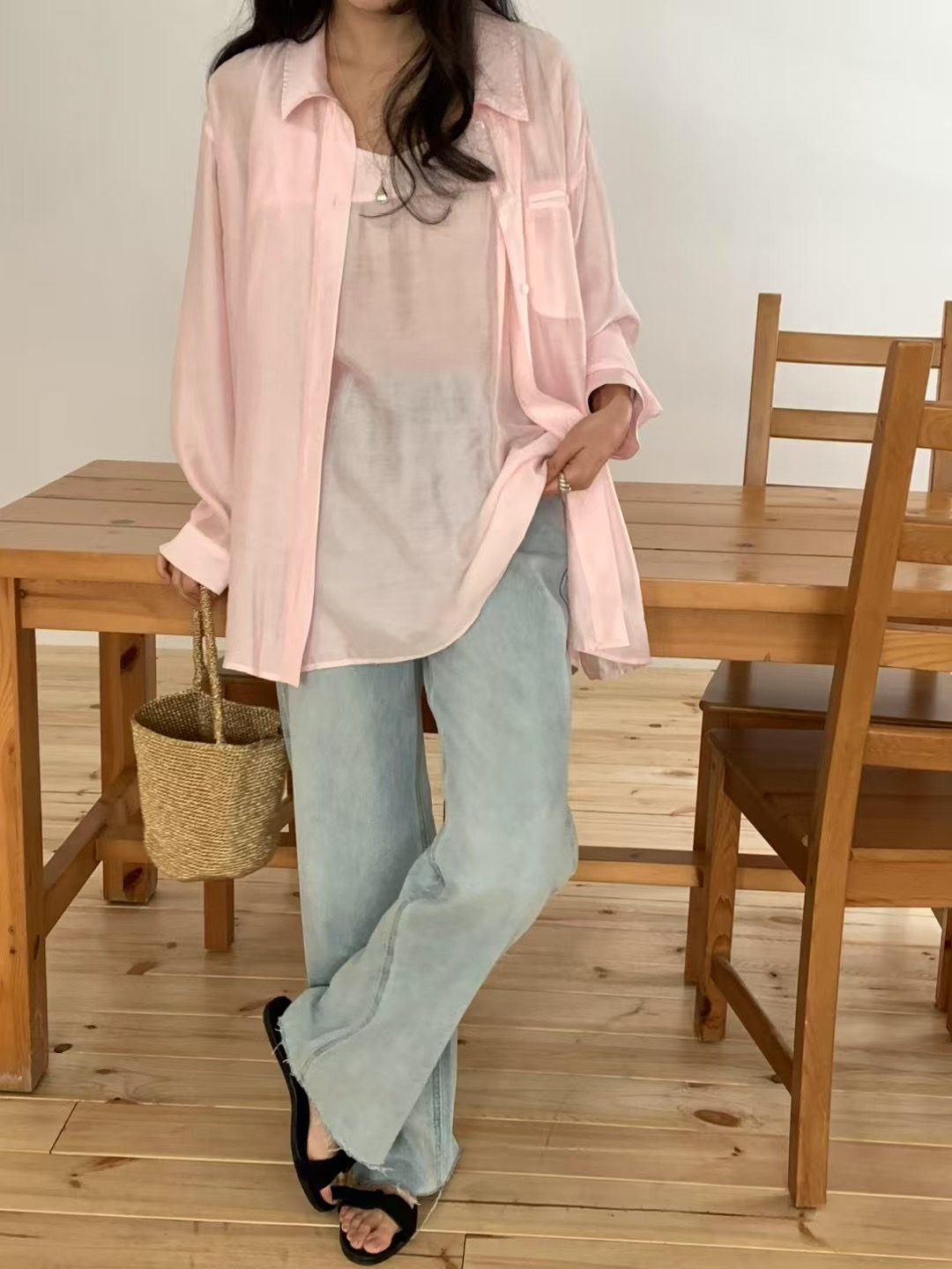 DAOWL韓國㊣直郵東大門代購女裝新品熱賣時尚人氣推薦牛仔褲NUFF牛仔褲