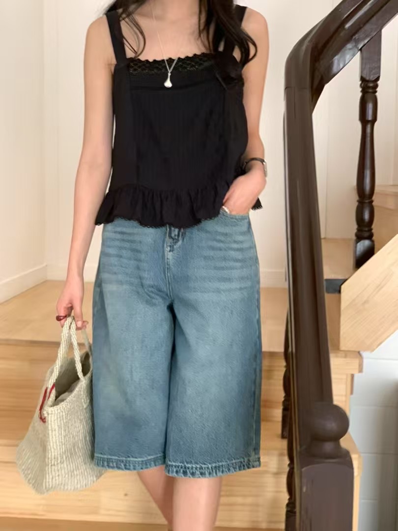 DAOWL韓國直郵㊣東大門實拍女裝新品推薦休閑人氣25春夏吊帶背心NUFF吊帶/背心