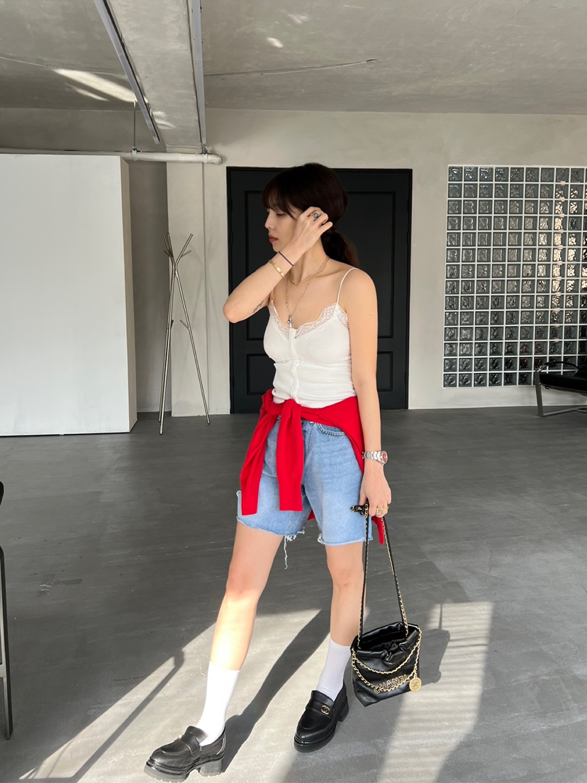 SOLAR韓國㊣直郵東大門代購女裝新款時尚25春夏人氣吊帶背心SOLAR吊帶/背心