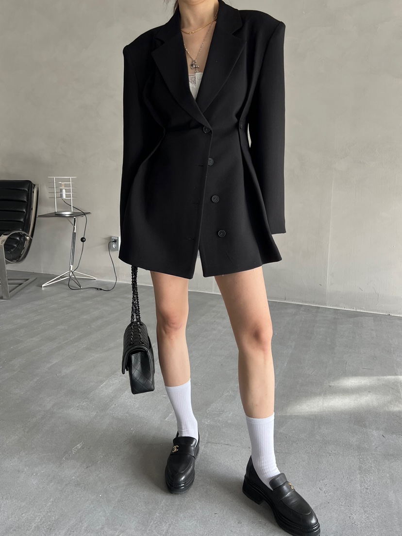 SOLAR韓國㊣直郵東大門代購女裝新款人氣25春夏休閑職業連衣裙SOLAR連衣裙