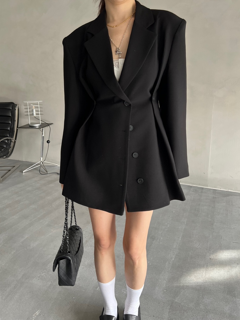 SOLAR韓國㊣直郵東大門代購女裝新款人氣25春夏休閑職業連衣裙SOLAR連衣裙