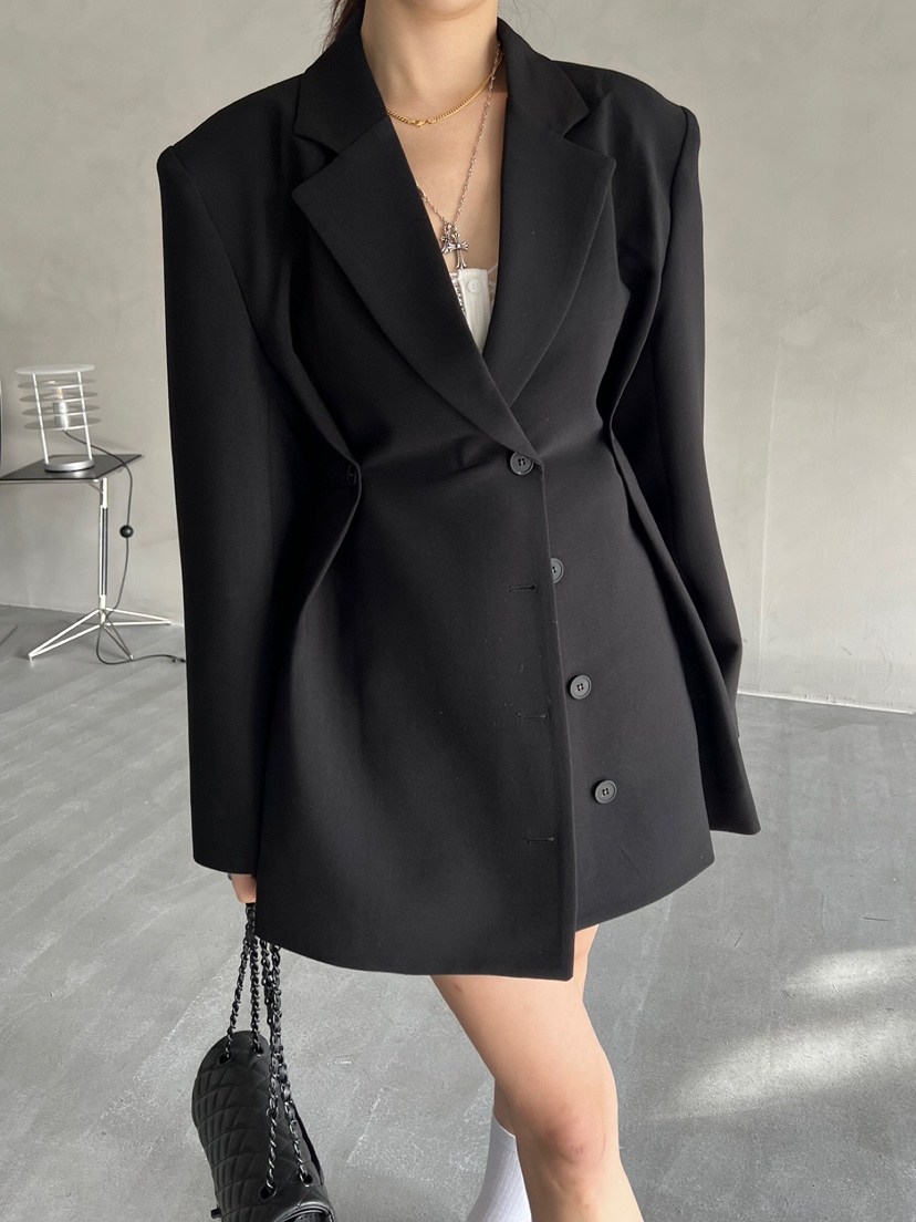 SOLAR韓國㊣直郵東大門代購女裝新款人氣25春夏休閑職業連衣裙SOLAR連衣裙