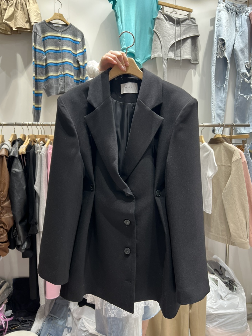 SOLAR韓國㊣直郵東大門代購女裝新款人氣25春夏休閑職業連衣裙SOLAR連衣裙圖色2