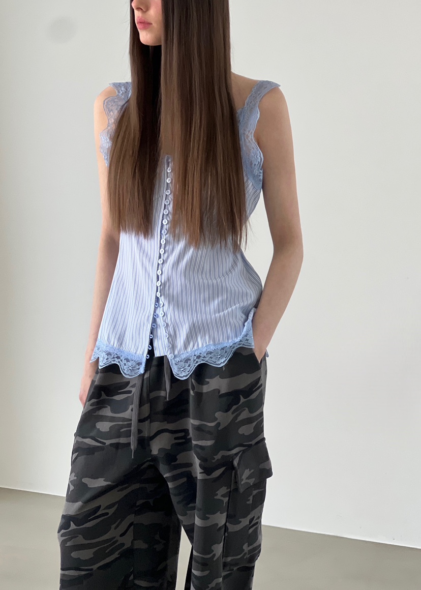 ANOTHER AVENUE東大門直郵女裝新品25春夏人氣職業吊帶背心ANOTHER AVENUE吊帶/背心