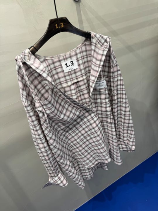 1.3韓國直郵女士新品休閑職業推薦人氣25春夏熱賣襯衫蕾絲衫1.3襯衫/蕾絲衫