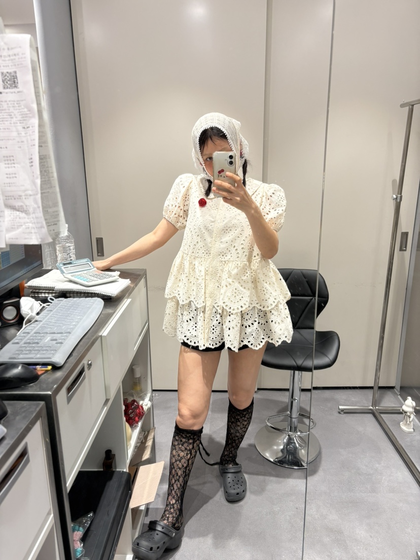 PLATFORM-L韓國直郵女士新款熱賣真品職業休閑推薦連衣裙復古PLATFORM連衣裙