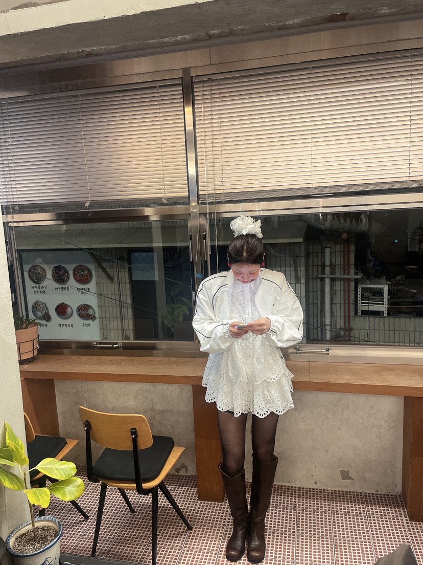 PLATFORM-L韓國直郵女士新款熱賣真品職業休閑推薦連衣裙復古PLATFORM連衣裙