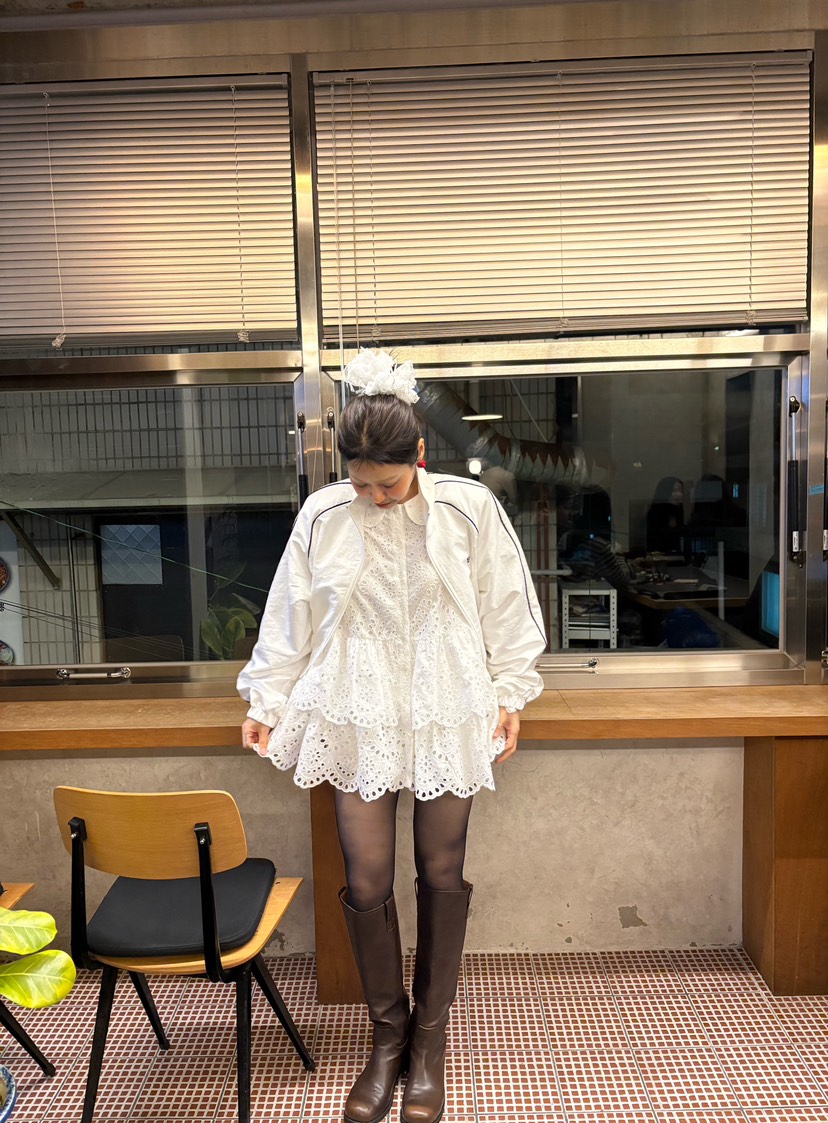 PLATFORM-L韓國直郵女士新款熱賣真品職業休閑推薦連衣裙復古PLATFORM連衣裙