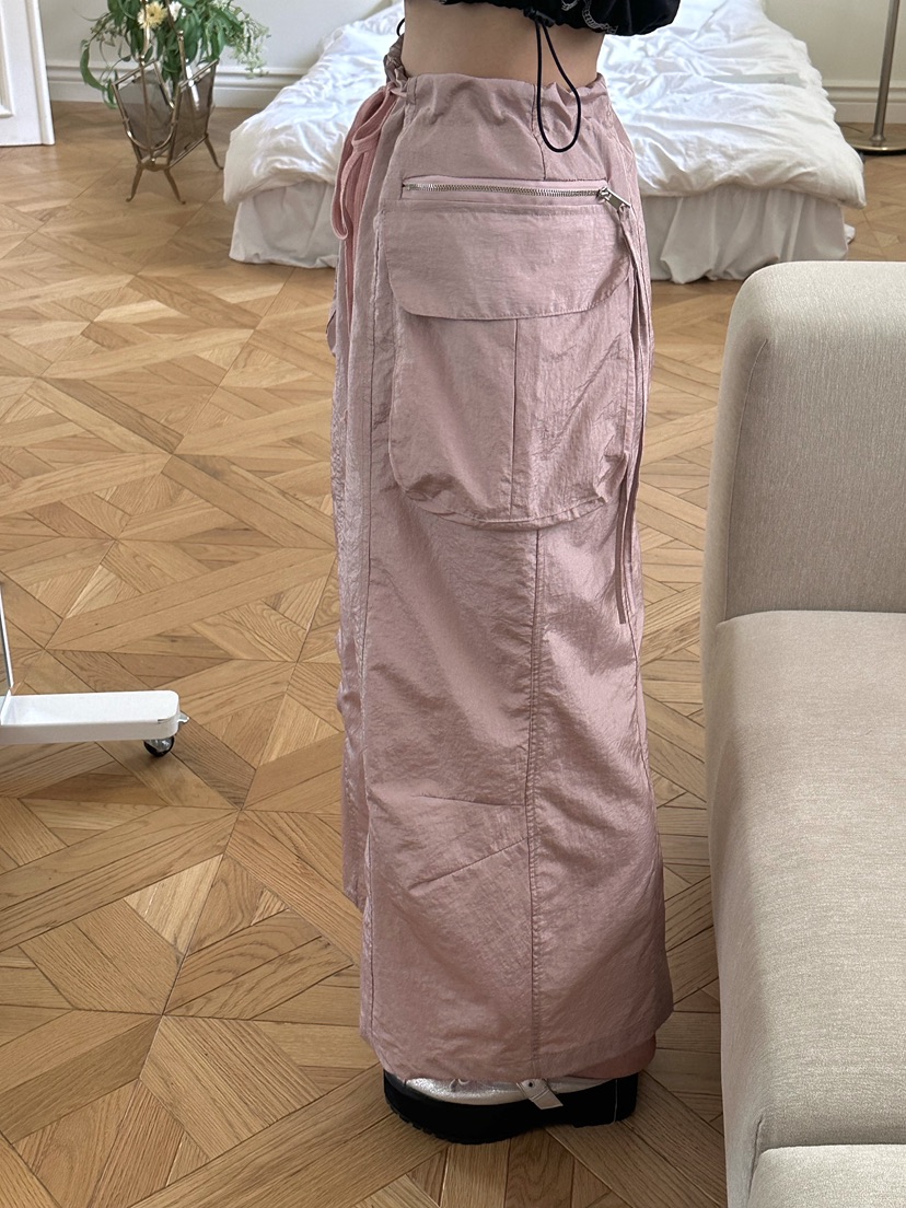 ZEROZERO韓國代購女裝新品25春夏推薦職業時尚熱賣長裙工裝ZEROZERO長裙