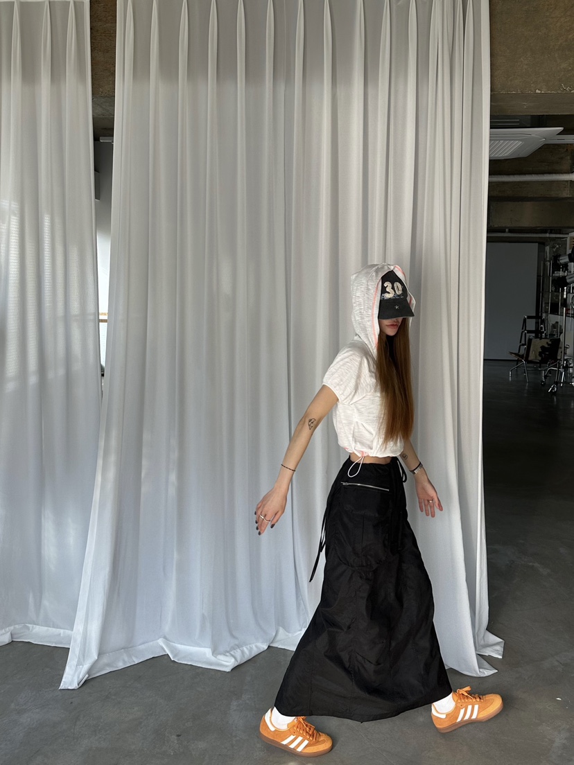 ZEROZERO韓國代購女裝新品25春夏推薦職業時尚熱賣長裙工裝ZEROZERO長裙