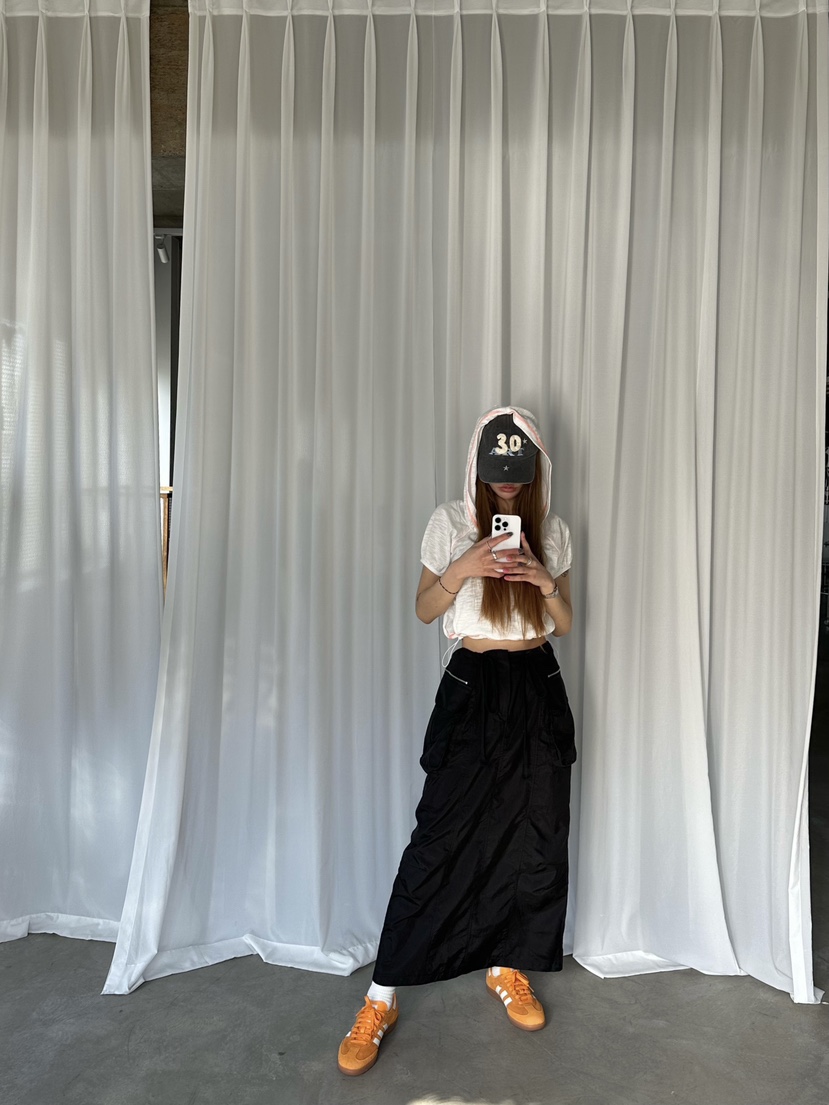 ZEROZERO韓國代購女裝新品25春夏推薦職業時尚熱賣長裙工裝ZEROZERO長裙