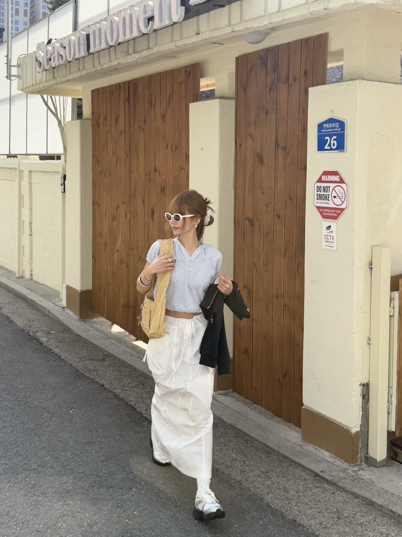 ZEROZERO韓國代購女裝新品25春夏推薦職業時尚熱賣長裙工裝ZEROZERO長裙