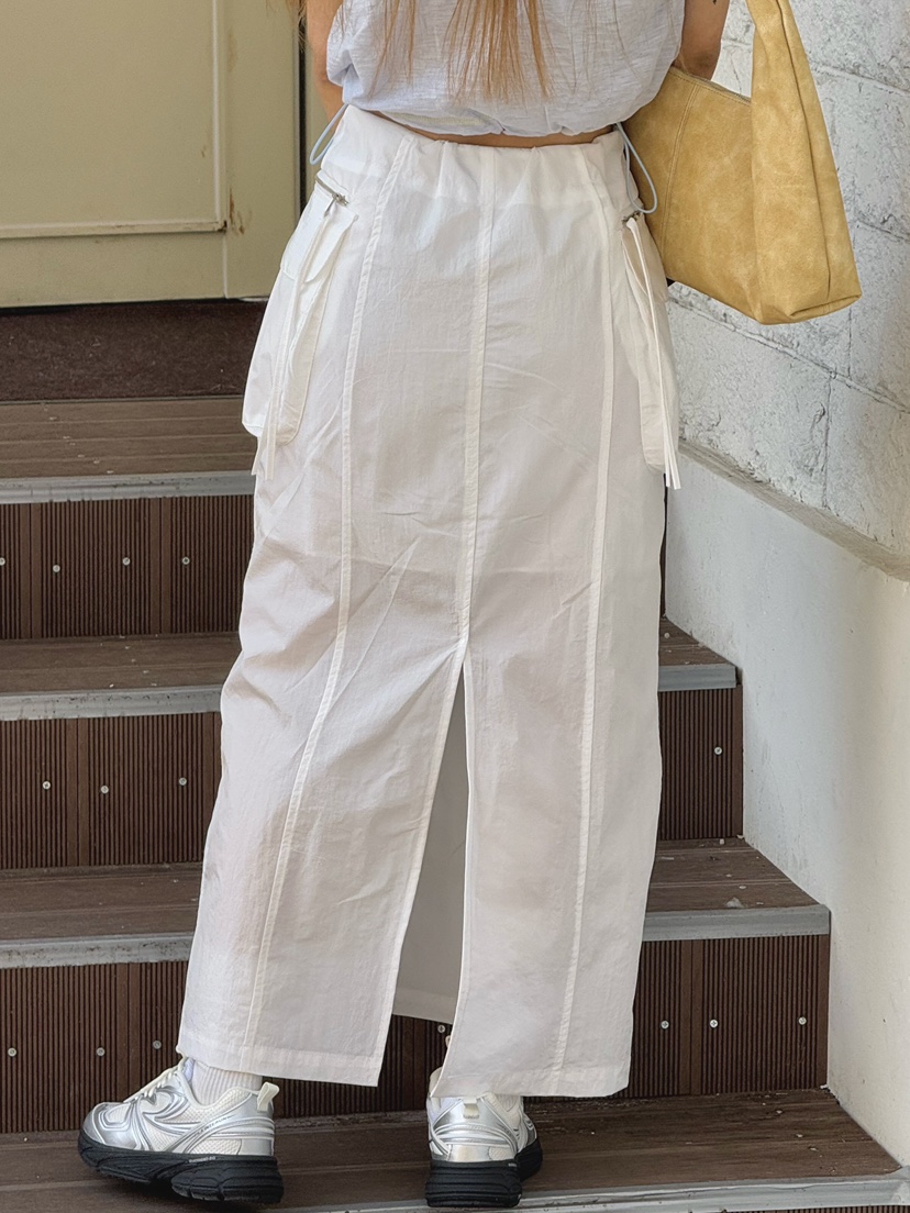 ZEROZERO韓國代購女裝新品25春夏推薦職業時尚熱賣長裙工裝ZEROZERO長裙