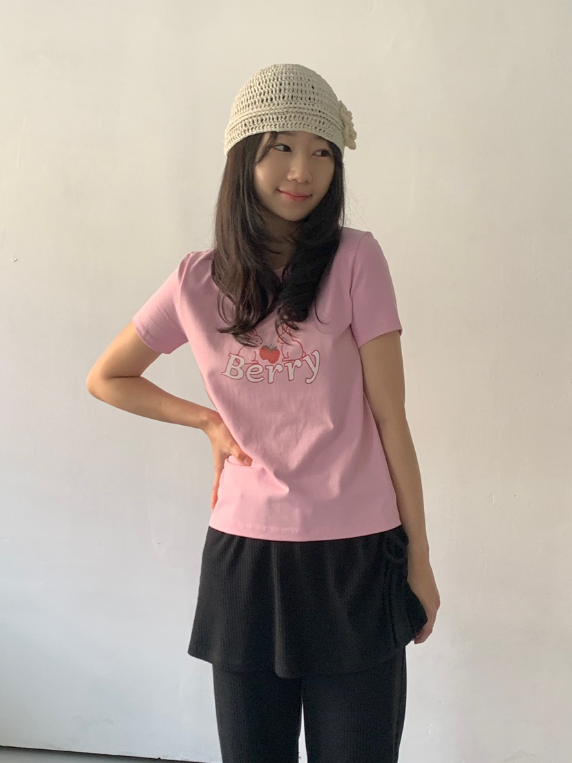 BEFORE SUNRISE韓國直郵女士新款熱賣真品時尚職業25春夏T恤BEFORE SUNRISET恤