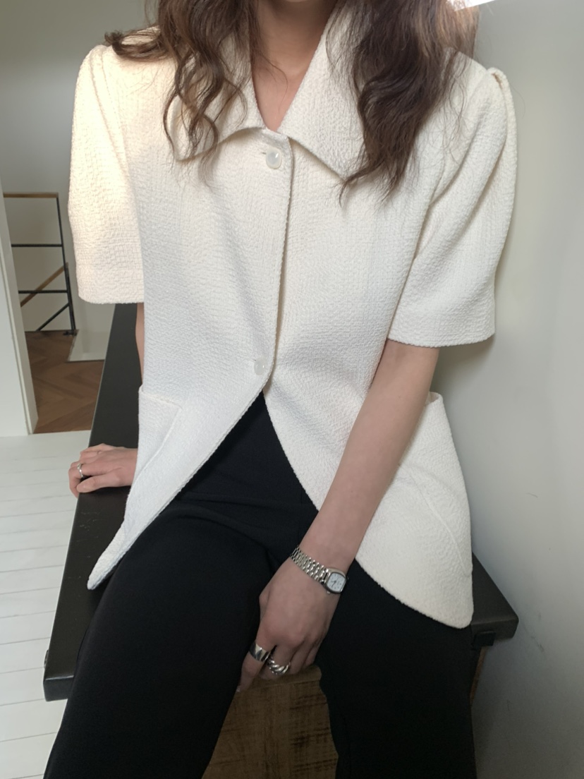 OURS東大門代購女士新款休閑人氣25春夏推薦職業時尚夾克花呢OURS夾克