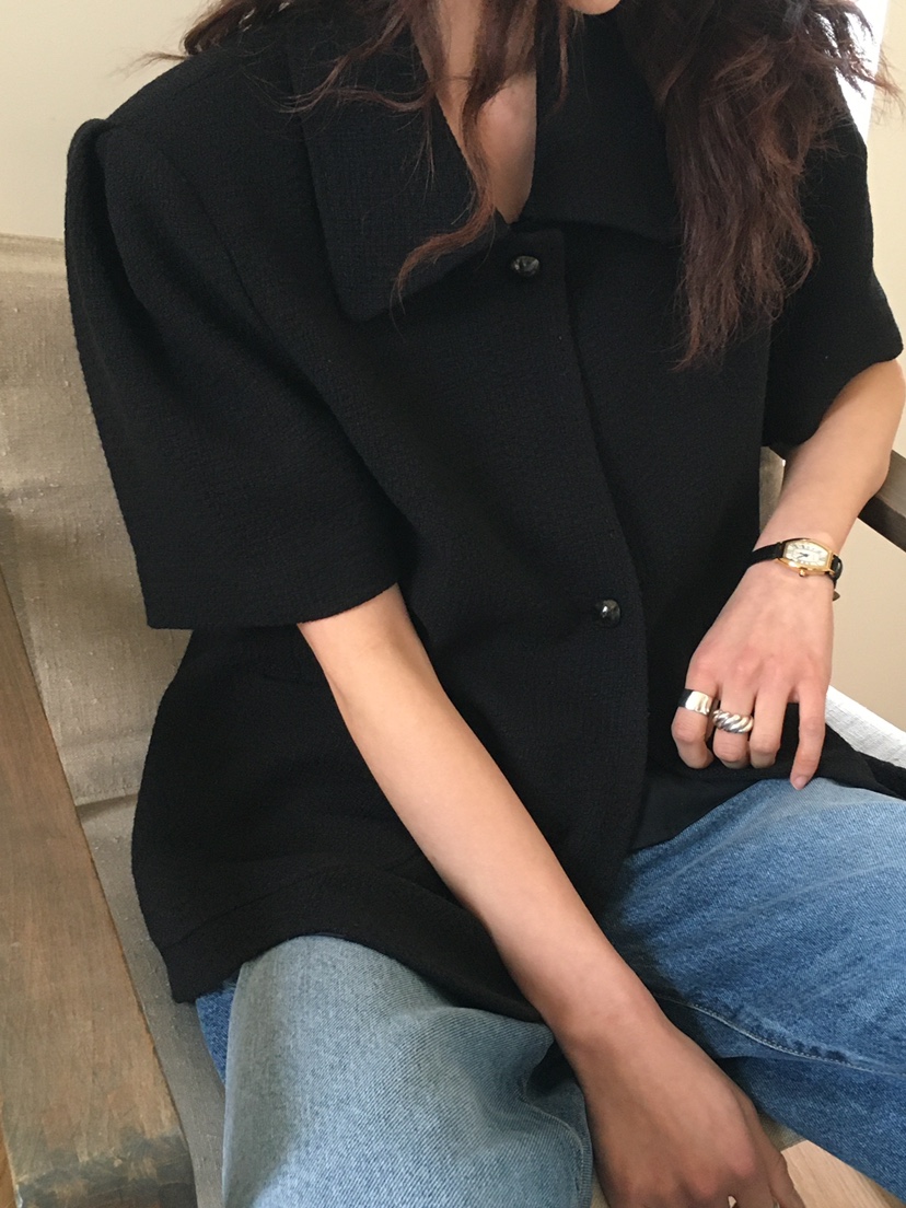 OURS東大門代購女士新款休閑人氣25春夏推薦職業時尚夾克花呢OURS夾克
