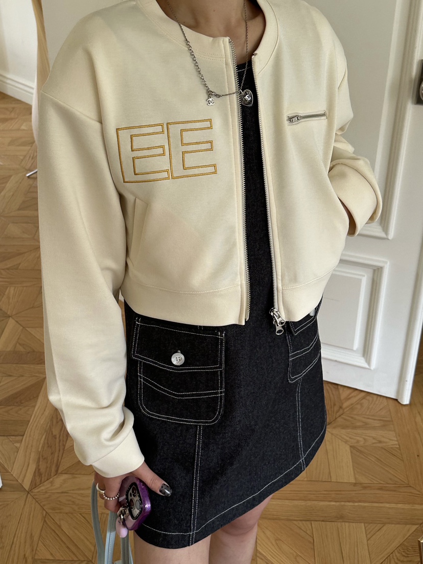 ZEROZERO韓國直郵女士新款真品職業熱賣25春夏休閑夾克刺繡ZEROZERO夾克圖色3