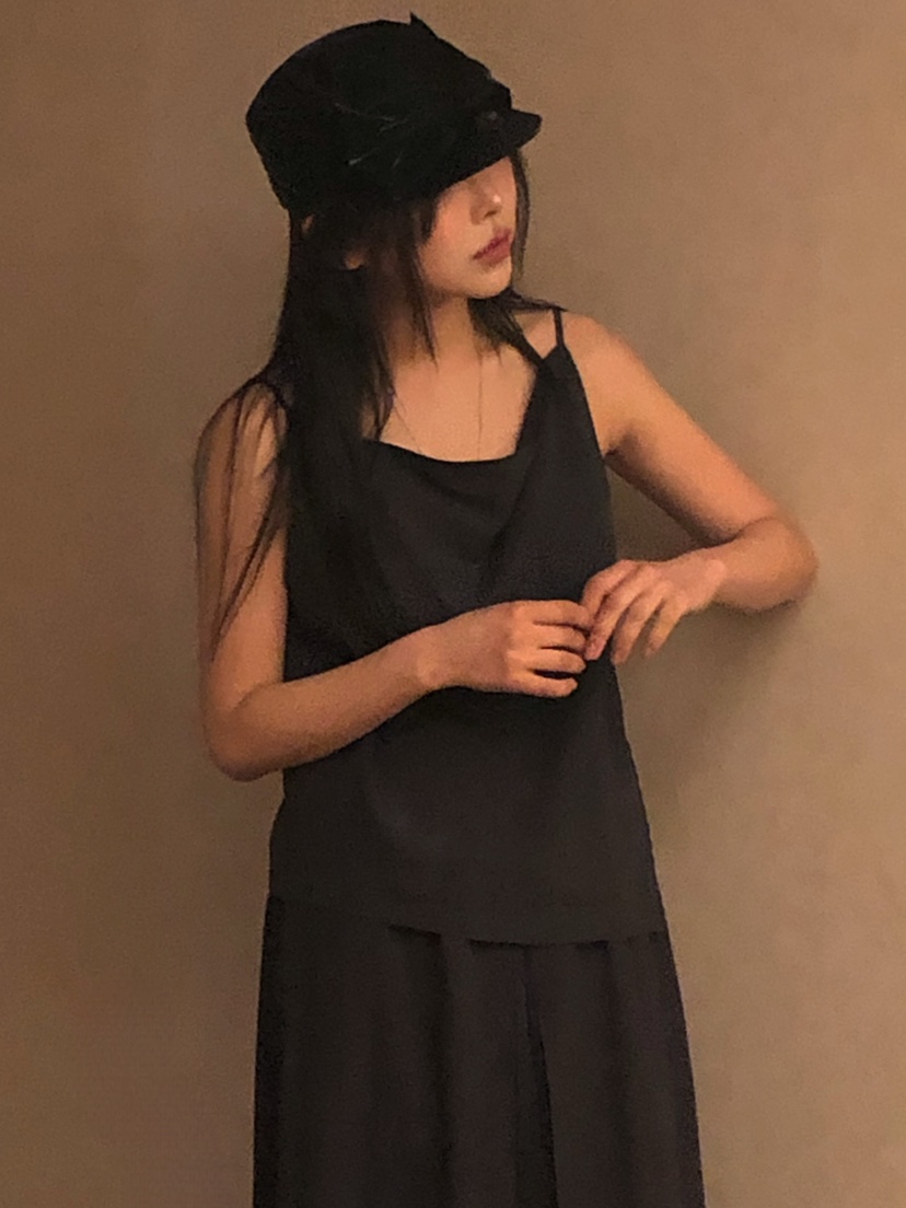 ONDO-P東大門實拍女士新品職業25春夏人氣推薦吊帶背心高領ONDO-P吊帶/背心