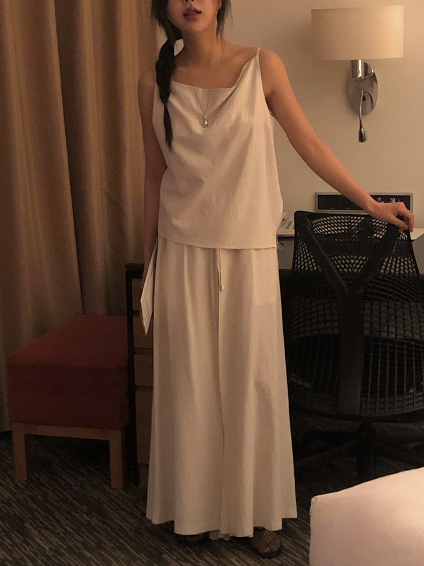 ONDO-P東大門實拍女士新品職業25春夏人氣推薦吊帶背心高領ONDO-P吊帶/背心