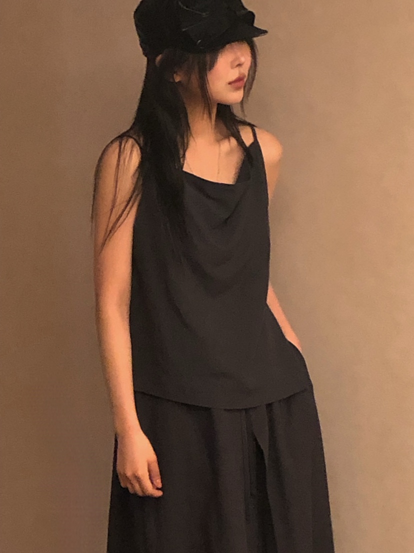 ONDO-P東大門實拍女士新品職業25春夏人氣推薦吊帶背心高領ONDO-P吊帶/背心