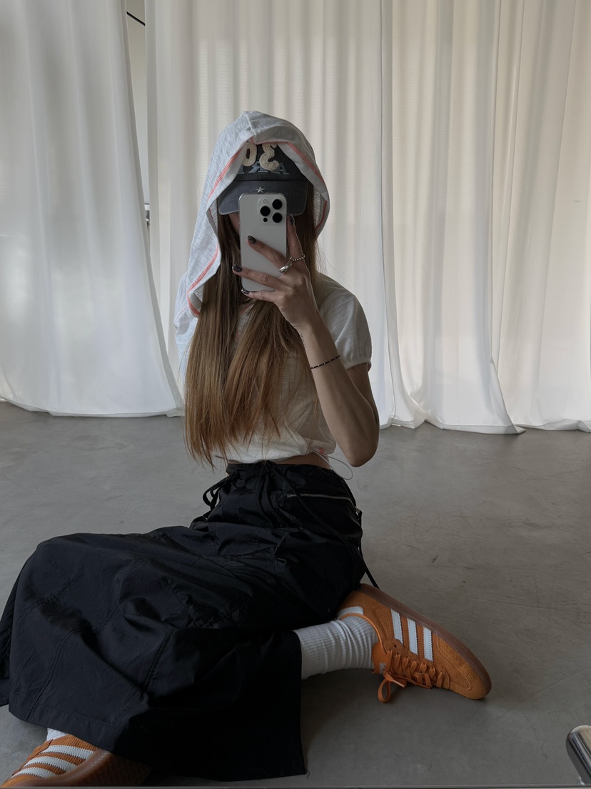 ZEROZERO東大門實拍女士新品25春夏熱賣休閑時尚推薦T恤兜帽ZEROZEROT恤