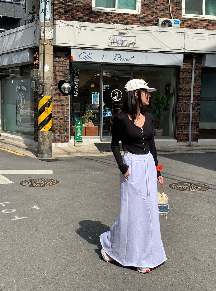REVE CITE-L東大門直郵女士新款推薦人氣時尚長袖T恤開衫REVE CITE長袖T恤